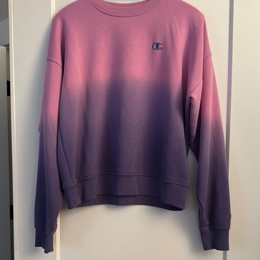 Champion Ombré Pink and Purple Sweatshirt